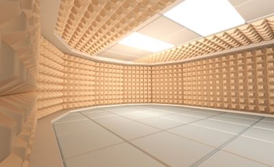 Insulated Ceiling with Soundproofing Material